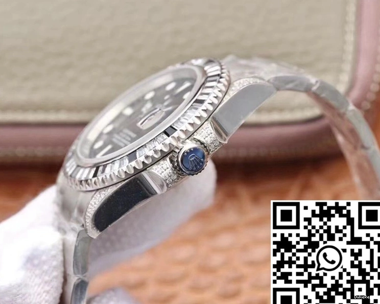 116610LN Date Factory Black Dial Submariner Customized Edition Rolex GS Diamond 0414